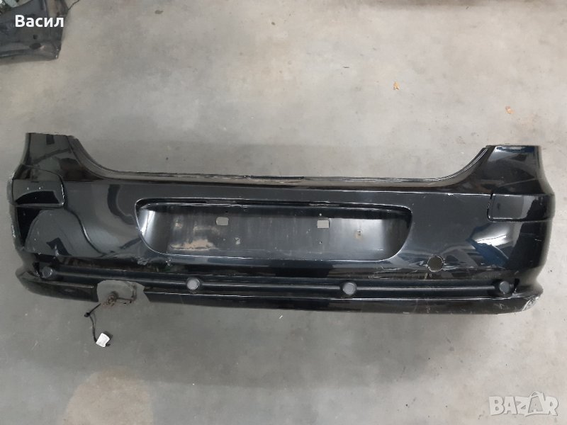 Задна броня ЧЕРНА Peugeot 307 cc 2.0 136к.с AUTOMATIC Пежо 307 Кабрио АВТОМАТИК 2.0 136к.с, снимка 1