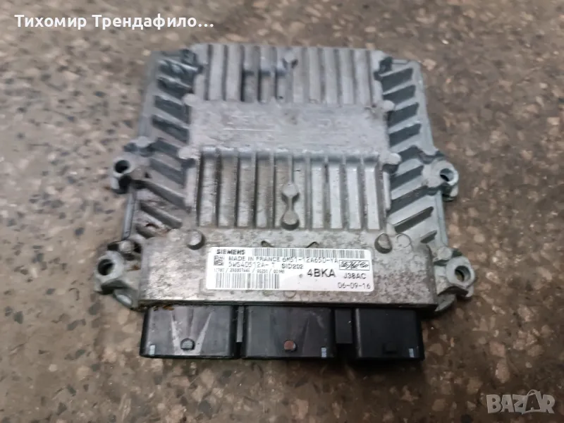 FORD 2.0 TDCI ECU компютър  6M51-12A650-YA , 6M51 12A650 YA , 5WS40512A-T , SID202 , SID 202 , J38AC, снимка 1