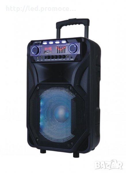 Караоке Колона 12 "BLUETOOTH TWS Преносим KARAOKE SPEAKER SYSTEM w / Светлини и 2 микрофона ek1305, снимка 1