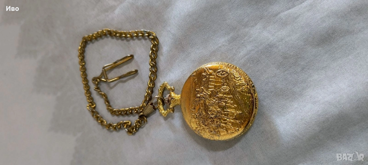 Красив джобен часовник с капаче , снимка 1