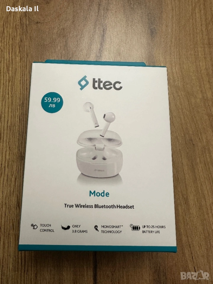 Безжични слушалки ttec, снимка 1