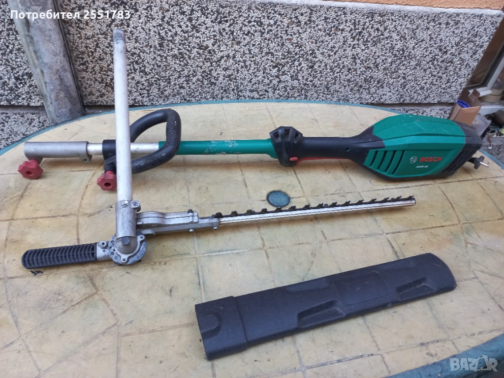 Телескопичен храсторез на бош 220в/1200вт, снимка 1