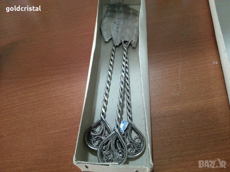 руски прибори за сервиране филигран , снимка 1