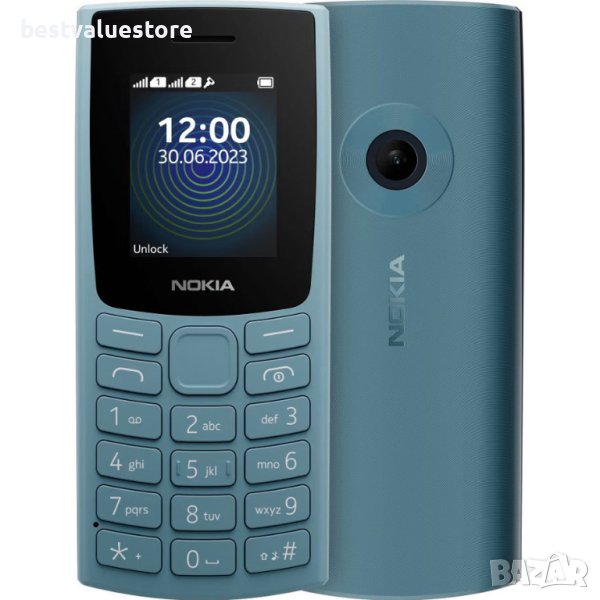 Мобилен Телефон Gsm Nokia 110 2023 Ds Blue 1.80 ", Задна Камера 0.3 Mpx, снимка 1