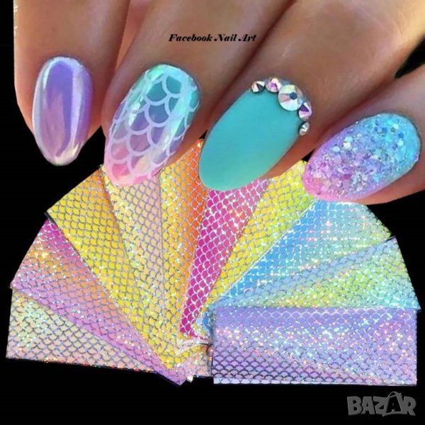 10 броя Комплект фолио русалка , снимка 1