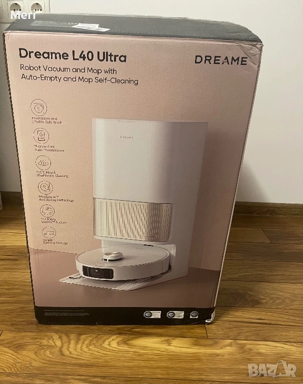 Прахосмукачка робот Dreame L40 Ultra с функция за моп, снимка 1