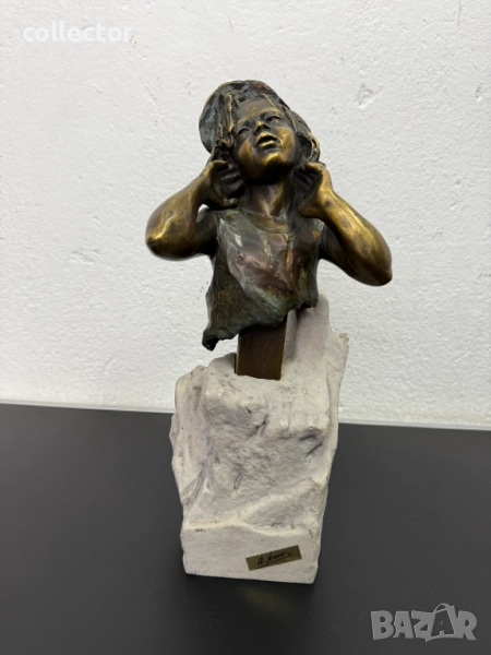 Дизайнерска бронзова скулптура. №7429, снимка 1