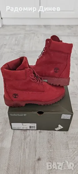 Timberland Heritage 6 IN Boot Dark Red, снимка 1