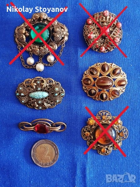 Стари брошки (Сет4), снимка 1