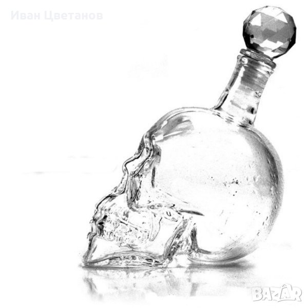 Бутилка череп, снимка 1