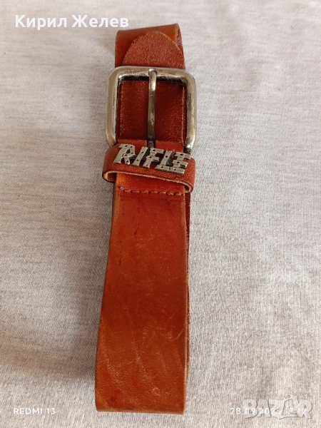 Мъжки кожен колан RIFLE здрав много красив 35260, снимка 1