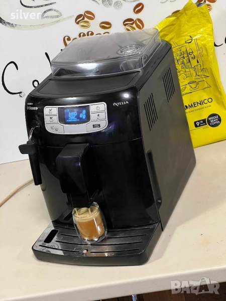 Кафемашина кафе автомат Saeco intelia с гаранция, снимка 1