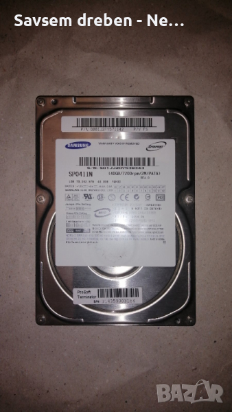 Чисто нов 40гб IDE хард диск Samsung, снимка 1