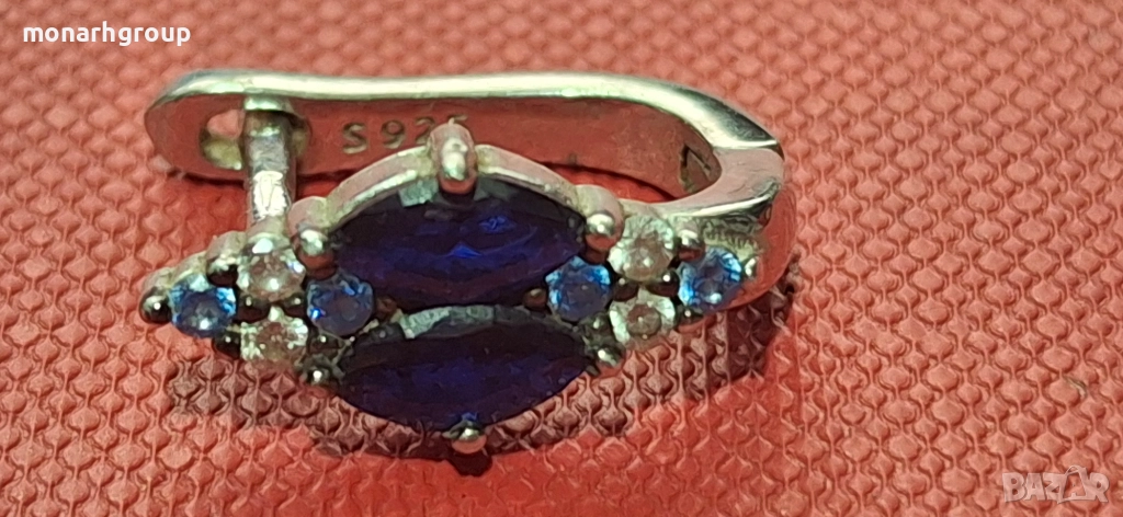 Сребърна обеца, снимка 1