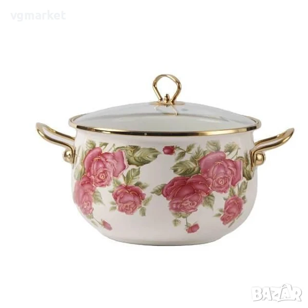 Тенджера с декор 24 см., снимка 1