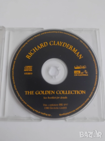 Richard Clayderman -  The Golden Collection - матричен диск музика, снимка 1
