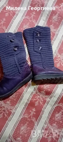 Страхотни лилави ботуши , снимка 5 - Дамски ботуши - 48857765