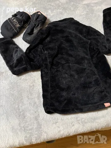 ROXY. Детско яке полар черен цвят за 10 г ,отличен вид и още  якета, снимка 2 - Детски якета и елеци - 48228192