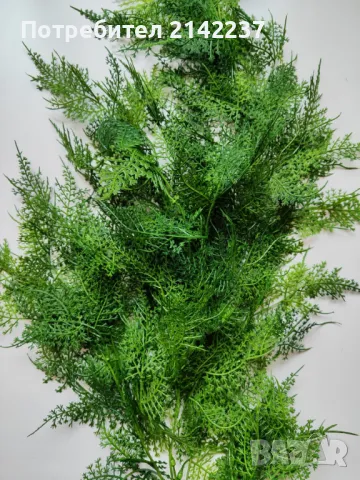 Изкуствен стрък папрат различни видове, снимка 3 - Изкуствени цветя - 47466817