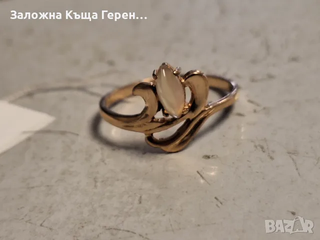 Златен пръстен 1.54гр.14к, снимка 2 - Пръстени - 56460435