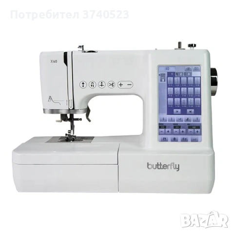 2 в 1- Бродировачна + Шевна Машина BUTTERFLY X60.Гаранция 3 години !, снимка 3 - Шевни машини - 54109959