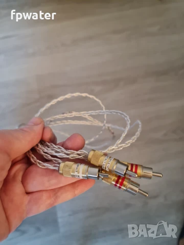 Kimber Kable KCAG - Audiophile Classic Silver RCA Interconnect Cables  			