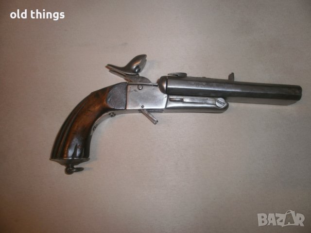 Двуцевен пищов Лефуше,пистолет (19век), снимка 5 - Антикварни и старинни предмети - 38630407