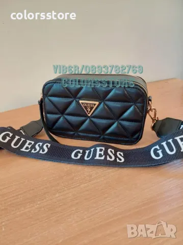 Черна чанта Guess -SG62h, снимка 2 - Чанти - 45614779