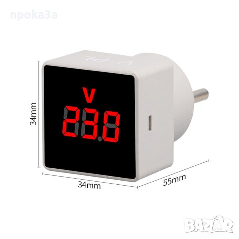 Дигитален волтметър (220 Волта), снимка 6 - Други - 6621798