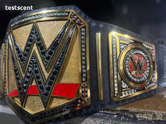 WWE UNDISPUTED CHAMPIONSHIP UNIVERSAL REPLICA BELT BRASS ADULT SIZE NEW Шампионски колан световен, снимка 6 - Фен артикули - 49968360