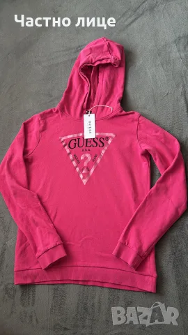 Блуза с дълъг ръкав и качулка Guess, с етикет, снимка 4 - Блузи с дълъг ръкав и пуловери - 55967983