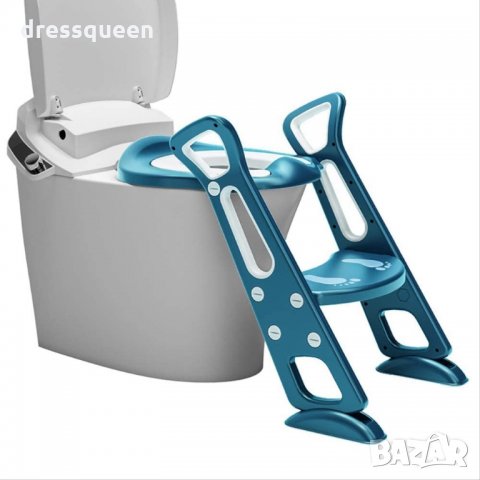 Модел 1 2600 Детски адаптер седалка за тоалетна чиния със стъпало, снимка 2 - Други - 30242242