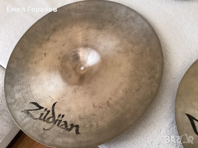 Zildjian 16” crash ,20” ride , снимка 3 - Ударни инструменти - 55727100