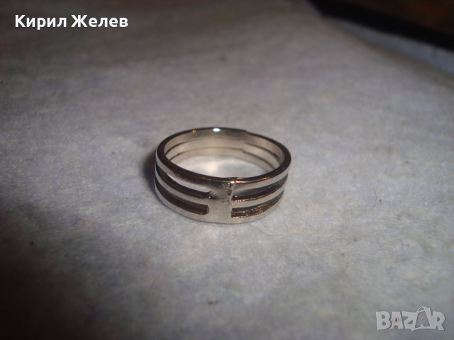 Много красив ажурен меден АРТ ПРЪСТЕН с БЯЛА ПОЗЛАТА 27735, снимка 7 - Пръстени - 37513739