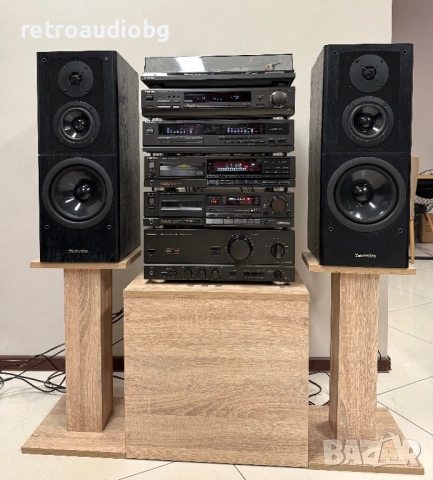 🔈Ретро аудио система - сет TECHNICS - усилвател, сд плеър, дек, тунер, еквалайзер, снимка 4 - Аудиосистеми - 54305477