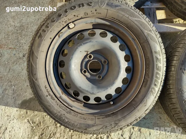 15 джанти 4х100 Opel Astra G Combo C et49 гуми 195/60/15, снимка 3 - Гуми и джанти - 48091441