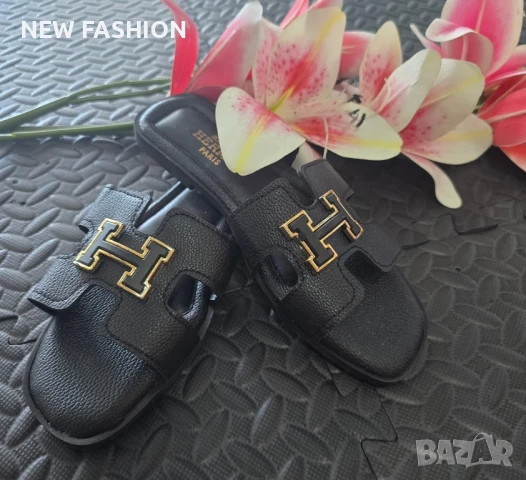 Дамски Чехли ⚡ Hermes 