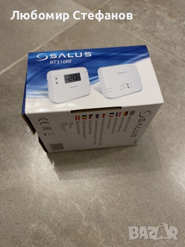 Безжичен стаен термостат Salus RT310RF, снимка 2 - Друга електроника - 56496249
