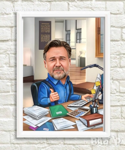 Карикатура (шарж) за рожден ден, имен ден, юбилей или друг повод, снимка 5 - Други услуги - 51600725