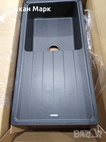 Мивка от композитен гранит Respekta Columbia 100x50S – Черна