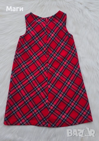 Детска карирана рокля H&M 7-8 години, снимка 11 - Детски рокли и поли - 48105976