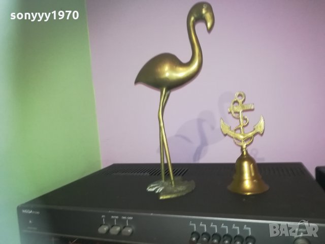 антики-колекция фламинго и котва с камбана, снимка 6 - Колекции - 30260953