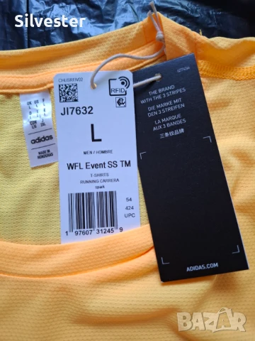 World Run Мъжка тениска АДИДАС / Adidas, Чисто нова, Размер M, L, снимка 5 - Спортни дрехи, екипи - 50757070