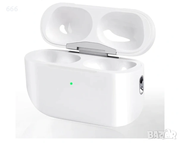 Калъф за безжично зареждане, съвместим с AirPods Pro 1 и Pro 2, бутон за синхронизиране