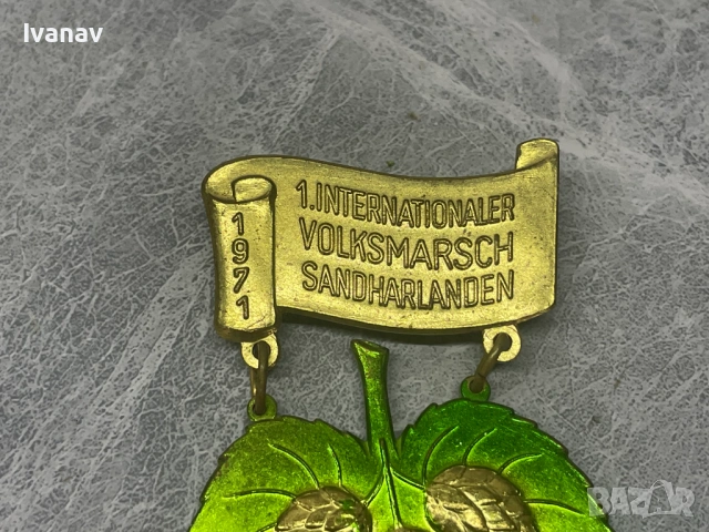 Медал 1971г. Германия, снимка 2 - Антикварни и старинни предмети - 54157502