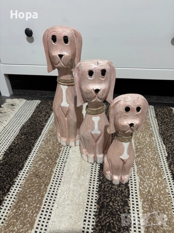 Куче от дърво, снимка 3 - Статуетки - 52679883