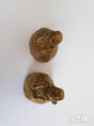Стари бронзови звънчета за прислуга-2 броя, снимка 6 - Антикварни и старинни предмети - 34519987