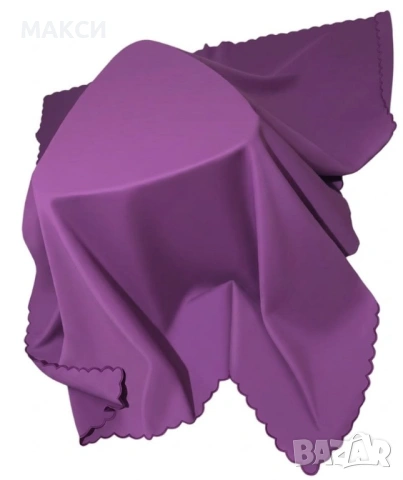 Прекрасна правоъгълна покривка в наситено лилаво