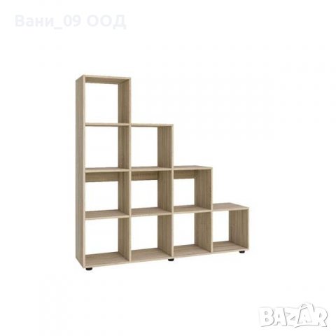 Голяма стълбовидна етажерка с 10 разделения, снимка 2 - Етажерки - 37917629