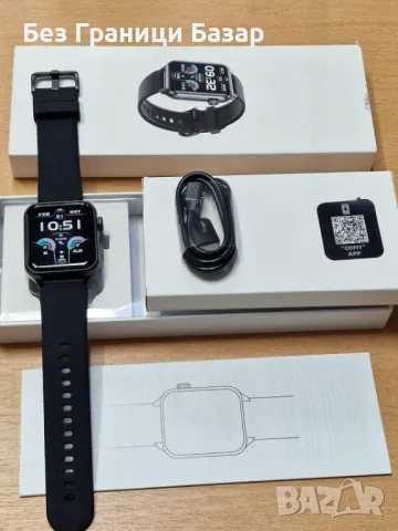 Нов Смарт часовник Фитнес гривна с 1,85 инча екран за Мъже Жени Подарък , снимка 2 - Смарт гривни - 48679978